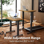 HUANUO 32" Small Electric Standing Desk Adjustable Height, 4 Memory Height - Image 3