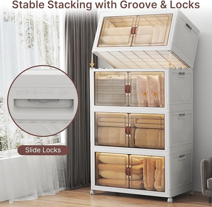 UAMFURI Extra Large Stackable Storage Bins - Image 5