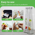 MECOLOUR Clear Sticker Paper Printable Vinyl - Image 3