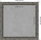Amanti Art Black Framed Magnetic Board 28x28 Medium Vision Board - Image 2