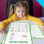 8 Packs Number Bond Whiteboards, Double Sided Dry Erase 1-12 Multiplication - Image 5