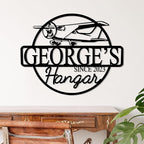 Personalized Metal Airplane Wall Art, Airplane Name Sign, Customized Pilot Name - Image 6