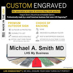 Custom Name Plate with Choice of Mounting - Image 2
