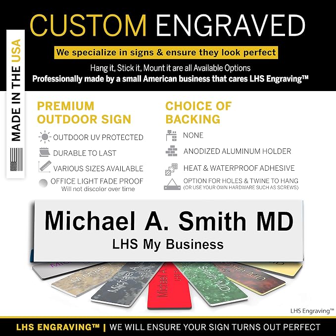 Custom Name Plate for Doors, - Image 2