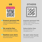 Lost Item QR Code Stickers | Customizable QR Code Labels - Image 4