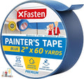 XFasten Professional Blue Painters Tape, Sharp Edge Line Technology by XFasten