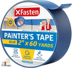 XFasten Professional Blue Painters Tape, Sharp Edge Line Technology by XFasten