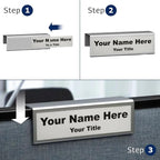 4-Pack 8.5" x 2.5" Cubicle Partition Name Tag - Image 2