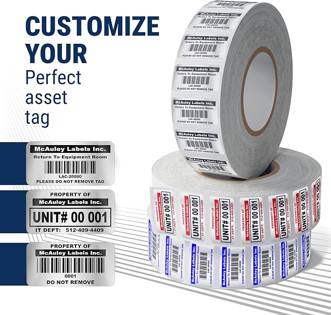 McAuley Labels Custom Asset Tags - Image 3