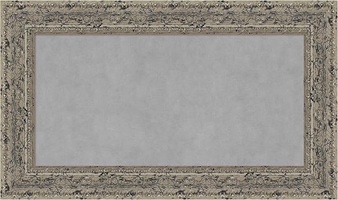 Amanti Art Silver Framed Magnetic Board 17x29 Small Vision Board by AmantiArt