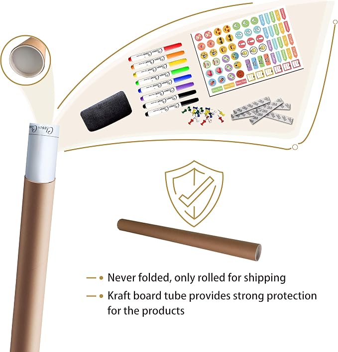 CLEVER CLEAN Large Dry Erase Wall Calendar - Image 8