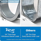 ICC 3/4-Inch Wall Mount J-Hook – 25-Pack, Cable Support Hooks Without Retainer - Image 4