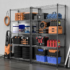 M MZG 1250 lbs Storage Shelving Utility Shelving Unit 5-Tier Utility Shelving - Image 7