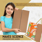 Trifold Poster Board 36" x 48" White Presentation Board - Image 5