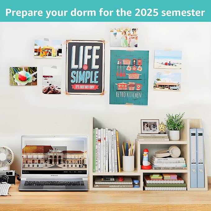 Desktop File Organizer Desk Organizer Shelf - Image 3