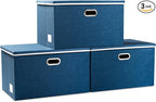 PRANDOM Extra Large Collapsible Storage Bins by Prandom