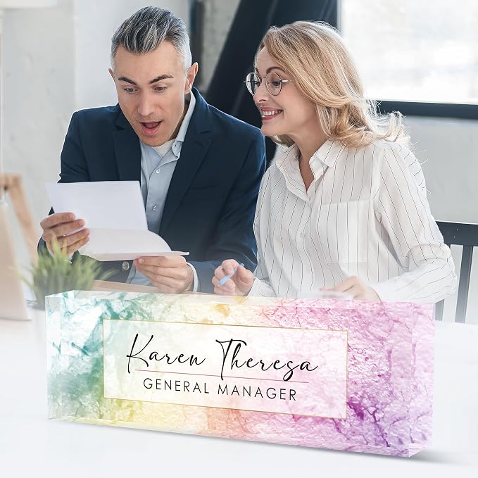 Custom Office Name Plate, Personalized Gifts - Image 5