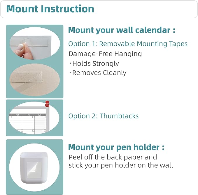 Large Dry Erase Wall Calendar - Image 6