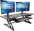 Rocelco 45" Height Adjustable Standing Desk Converter by Rocelco