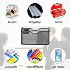 Docnest 2 Tier 3 Pack Magnetic Wall Mounted File Holders, Mesh Letter Organizer - Image 8