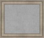 Amanti Art Silver Framed Magnetic Board 25x29 Medium Vision Board by AmantiArt