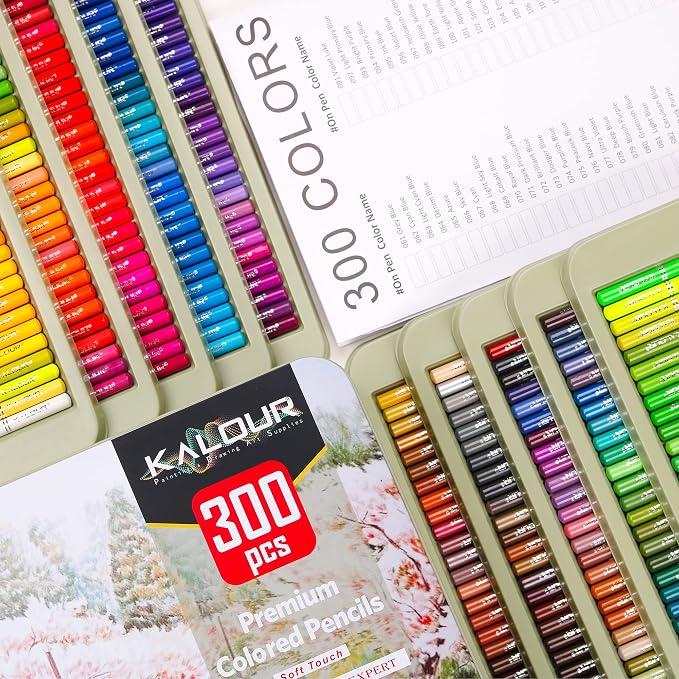KALOUR Professional Colored Pencils, Artists Soft Core - Image 3