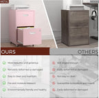 Kubohogar 2 Drawer Mobile File Cabinet - Image 7