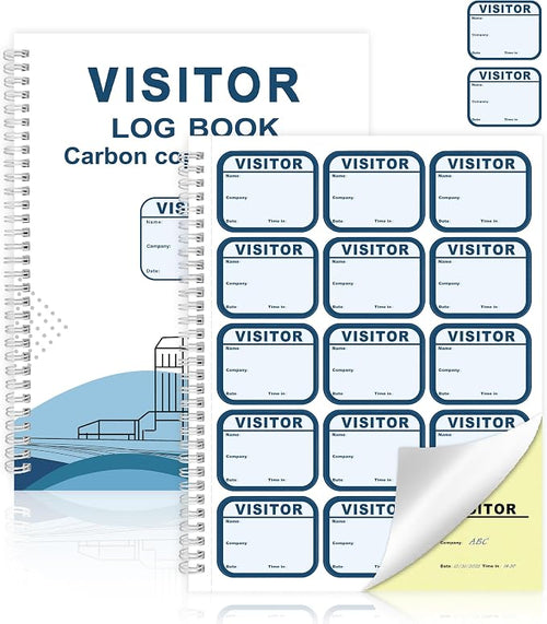 1 Pack of Visitor Badges Log by Unknown