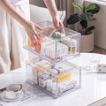 Sgoostood 2 Pack Stackable Organizer Drawers, Transparent Drawer in Home by sgoostood