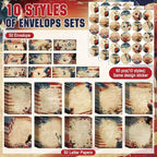 TaoBary 160 Pcs Stationery Paper Set 50 Double Sided Stationery Papers - Image 5