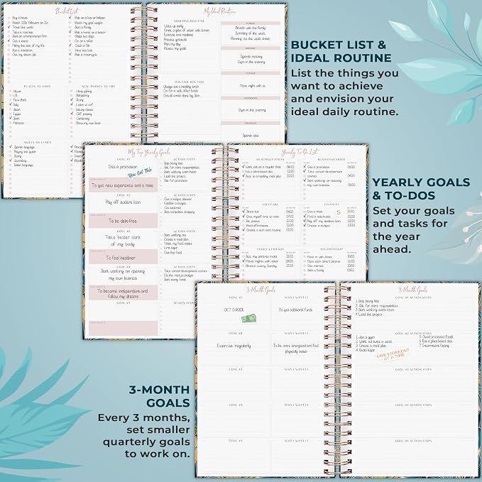 PLANBERRY Large Hourly Schedule Planner Premium – Undated Organizer - Image 5