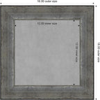 Amanti Art Silver Framed Magnetic Board 16x16 X-Small Vision Board - Image 4
