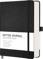 RETTACY Bullet Dotted Journal Notebook, 320 Numbered Pages, A5 Medium Size by RETTACY