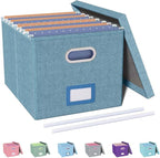 Oterri File Organizer with Lid, File Box, File Cabinet by Oterri