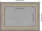 Amanti Art Silver Framed Magnetic Board 17x23 Small Vision Board - Image 3