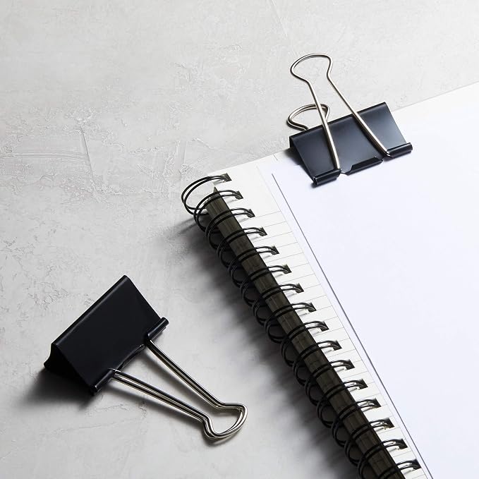 Amazon Basics Sturdy Binder Clips - Image 8