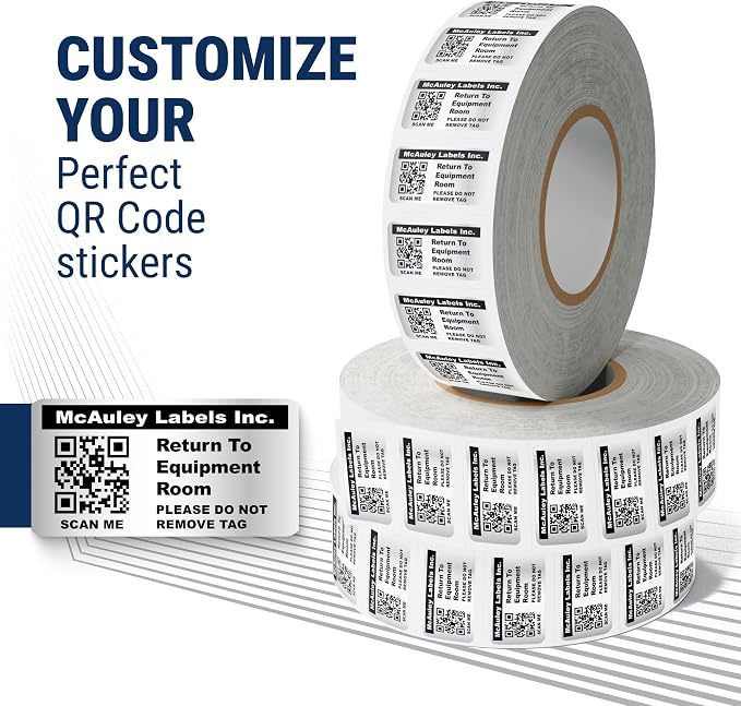 McAuley Labels Custom QR Code Stickers - Image 3