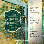 Personalized Aluminum Outdoor Metal Signs, Custom Green 14x10 Driveway Sign - Image 6
