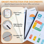 50 Pack Report Covers with Sliding Bar - Image 8