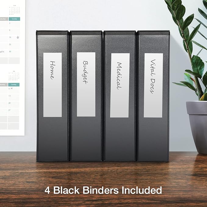 Oxford 3 Ring Binders, Binders for School and Office, 2 Inch ONE-Touch Easy - Image 5