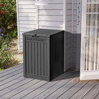 Yardgrace 55 Gallon Outdoor Storage Box, Waterproof Resin Deck Box - Image 2