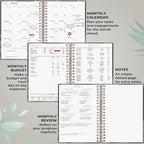 PLANBERRY Large Hourly Schedule Planner Premium – Undated Organizer - Image 4