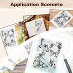 UCEC Retro Butterfly Vintage Stamps - Image 3