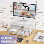 OPNICE Computer Monitor Stand Riser, Desk Organizer - Image 3