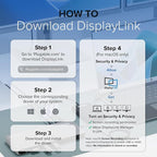 Plugable USB-C Triple Monitor Docking Station: 13-in-1 Laptop Dock - Image 8
