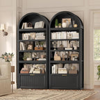 81" Tall Arched Cabinets, Bookcase - Image 9