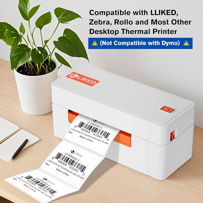 L LIKED 3" x 2" Blank Removable Labels - Image 6