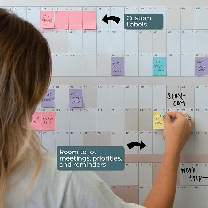 Own the Year 2026 GIANT Wall Calendar | 4ft x 3ft Full Year Dry Erase Large - Image 2