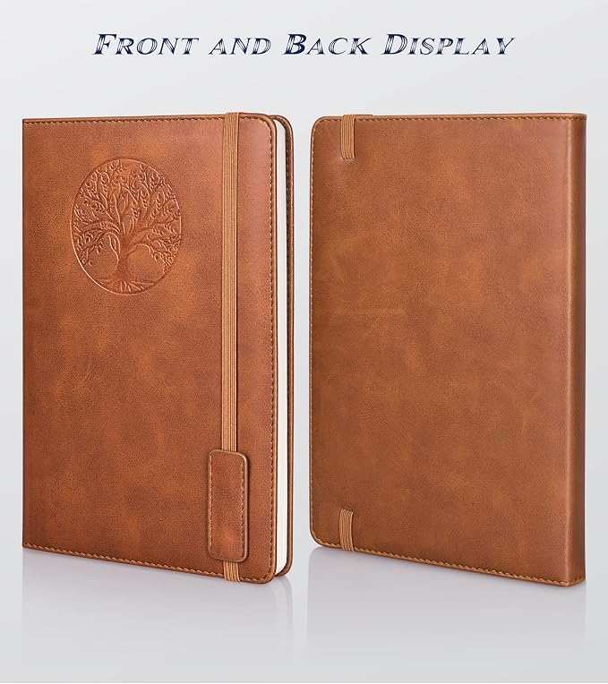 Biuwory Lined Journal Notebook for Women Men, 256 Pages A5 Hardcover Leather - Image 6
