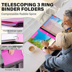 WOT I Telescoping Project Organizer 2-Pack, Refillable Binder - Image 2